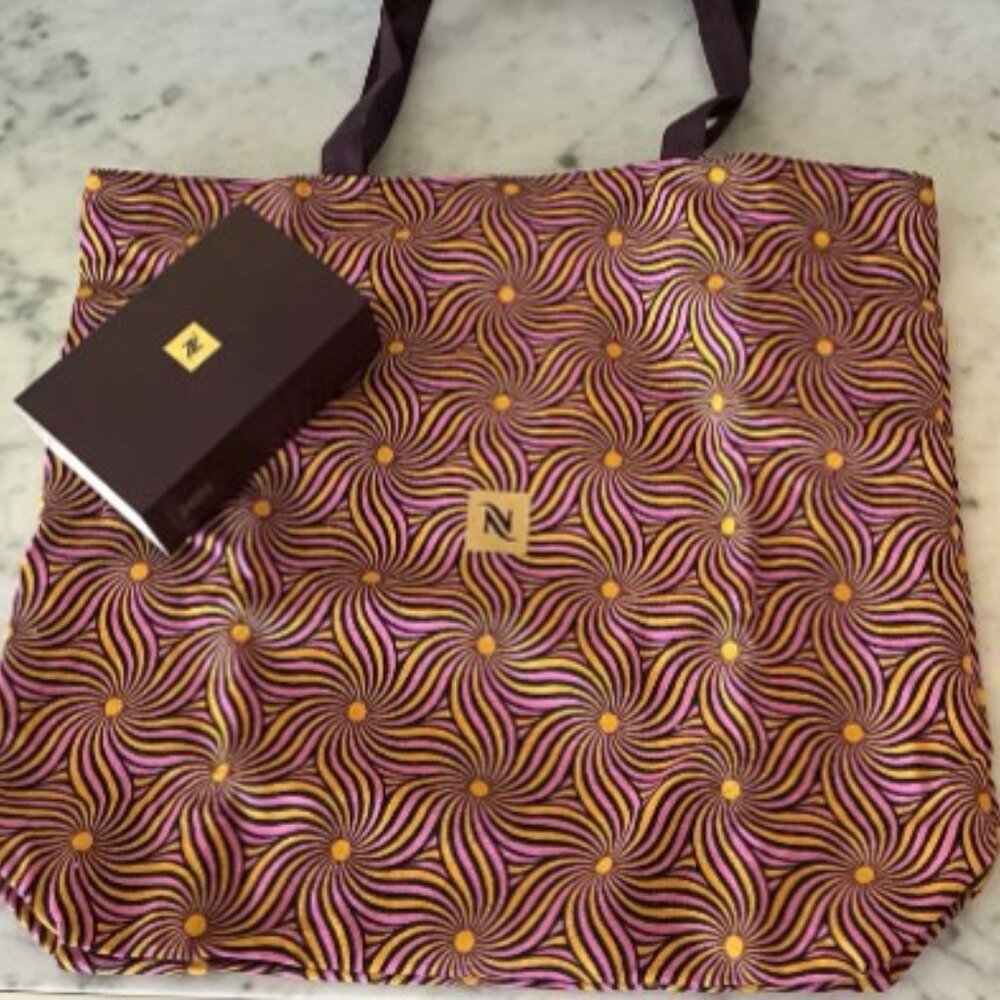 NWT Nespresso Limited Edition Reversible Tote Bag - Picture 2 of 2